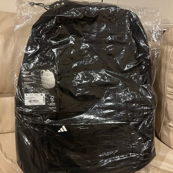 Adidas Black and White Tech Backpack - Picture 2 of 2